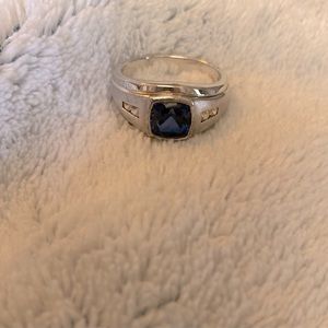 Men’s Blue Sapphire Ring